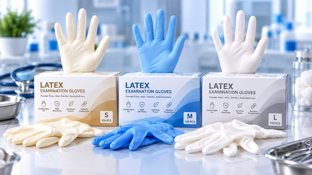 Latex Examination Gloves